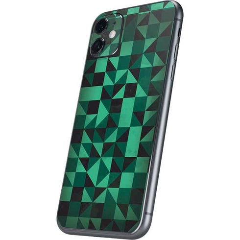 Black & Green iPhone 11 Skin